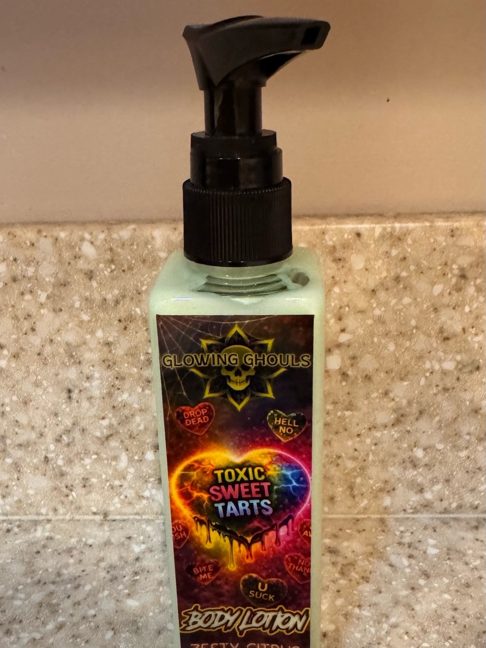 Glowing Ghouls Toxic Sweet Tarts Body Lotion - New